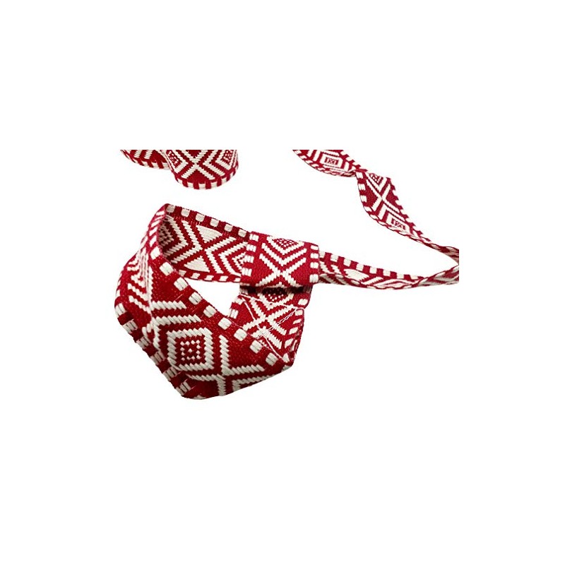 Roller Skate Leash - Red Cotton Adjustable Sling Skate Strap