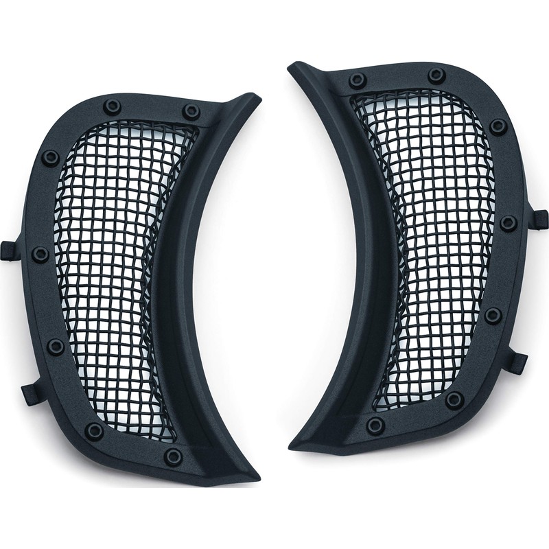 Kuryakyn Mesh Headlight Vent Accents for '15-'19 Road Glide, Satin