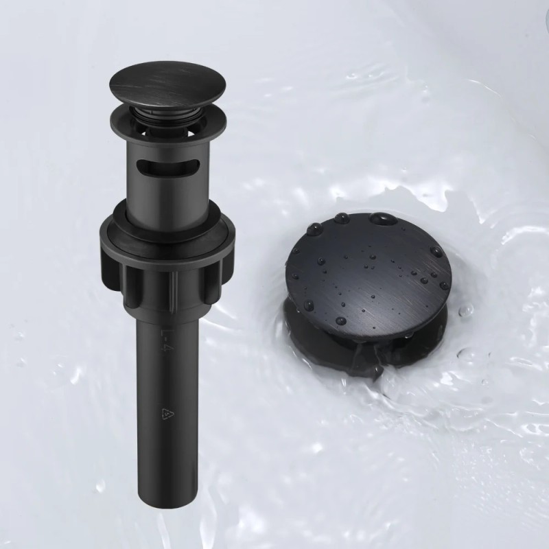Bathroom Wash Basin Drainer Siphon, Oil Rubbed Bronze Vessel Sink
