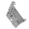 35mm DIN Rail Terminal Block End Stopper Mounting Brackets Grey