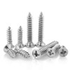 M3 Self-Tapping Screws, 400pcs Stainless Steel Phillips Flat Head Srews