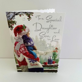 Jonny Javelin Special Daughter And Son In Law Christmas Card Couple