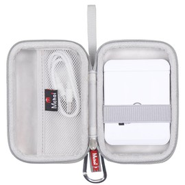 Mchoi Hard Case Fits for NIIMBOT D11/D110 Upgraded Version Label Maker for Labeler Tape Paper Roll & USB Cable, Case Only