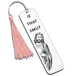 Funny Bookmarks for Women is That Smuut Jesus Bookmark Gag Gifts for Book Lovers Readers Bookmark Gift for Woman Reading Birthday Gift for Bookish Christian Book Marker Christmas Gift for Coworker