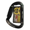 Sankyo Corporation DT-AKR-B DBLTACT Forged Aluminum Locking Carabiner Black