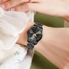 OLEVS Relojes para Mujer Lujo Elegante Acero Inoxidable Fecha Impermeable