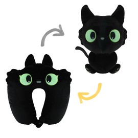 hrabykt Travel Pillow for Kids & Adults Car Neck Pillow Memory Cotton U-Shaped Neck Pillow Soft Head Support Travel Accessories for Airplane Car Train Bus