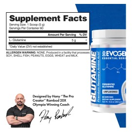 Creatina Monohidratada Micronizada Evogen 60 Serv Sabor Sin sabor