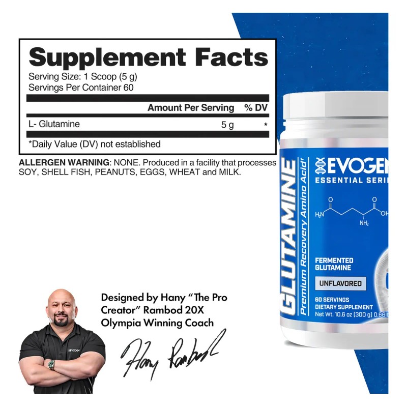 Creatina Monohidratada Micronizada Evogen 60 Serv Sabor Sin sabor