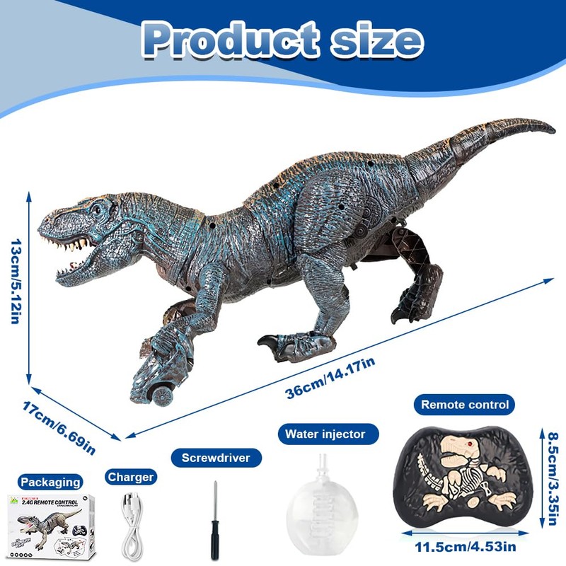 Nzkeuf Remote Control Dinosaur – RC Dinosaur Toys for Boys