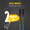 Securit 2 x Black Chalk Markers