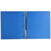 BAZIC 1/2" Cyan 3-Ring View Binder w/ 2-Pockets
