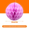 Ruidee Pack of 8 Paper Honeycomb Balls 20 cm Honeycomb