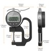 Neoteck Digital Thickness Gauge 1inch/25.4mm,0.0005inch/0.01mm LCD Display with Inch/MM Conversion