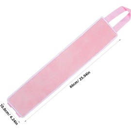 VILLCASE Aplicador en Fibra Rosa de Loción Autobronceadora para Espalda Previene Manos Manchadas y Es Amigable para Tipo de
