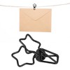 100Pcs Paper Binder Clips Cute Star Shape Metal Small Binder
