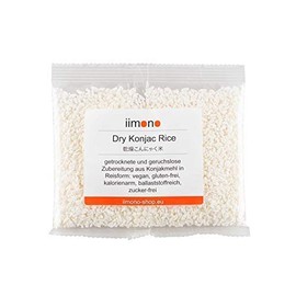 iimono Dry Konjac Rice - Low Calorie & Low Carbohydrate Konjac Rice (1 x 200g)