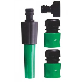 LORD C Hose Connectors For Outdoor Tap Hosepipe Connect FittingsStarter Kit Accessory Adaptor For Outdoor Threaded Taps Plastic Set Of 4 Garden Connector Nozzle Hozelock Tool