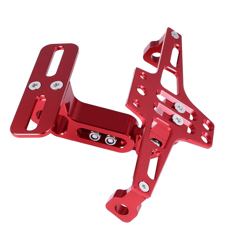 Adjustable License Plate Frame with Light Aluminum Alloy Mudguard Eliminator