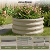 Riased Garden Bed with Greenhouse Cover, Raised Planter Box (2pcs