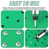 Keadic 200Pcs 4 Sizes 1/8" Aluminum Large Flange Blind Rivets