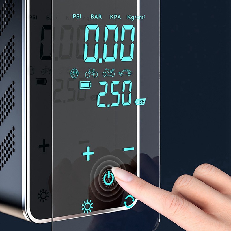 ST-9616C Full-Touch-Screen Vehicle-Mounted Air Pump Portable Air Pump for Automobile