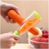 MKKENLEY Peeler With Storage Stainless Blade Carrot Vegetable Parer