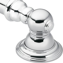 Moen YG5412CH Bathroom Safety 12-Inch Stainless Steel Traditional Bathroom Grab Bar, Chrome