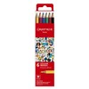 Caran D'Ache hobby 6 water resistant colouring pencils in assorted