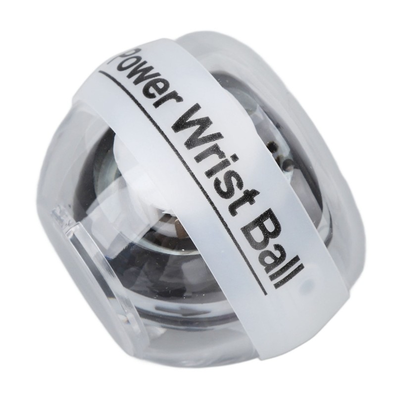 White Wrist Trainer Ball Auto Start Wrist Strengthener Gyroscopic Forearm