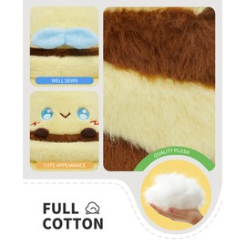 OLAOLA Cute Bee Plush Pillow, Soft Honeybee Stuffed Animals, 11.8 Inch Plushie Toy with 2 Small Bees for Kids Adults