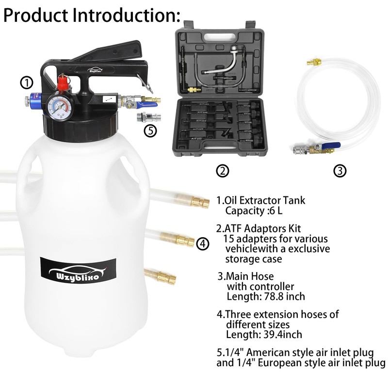 10L Transmission Fluid Pump and Oil Extractor Pump,10L Automatic Transmission