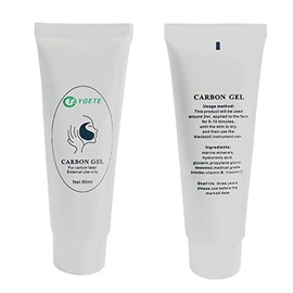 HAPYONLFU 80ml Carbon Peel Cream Gel for Skin Rejuvenation Black Doll,Facial Skin Deep Cleaning with Carbon Gel Nano Activated Carbon for Laser (1pc)