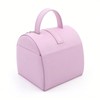 JTC LTD Pink Jewelry Box with Handle – 2-Layer Lightweight