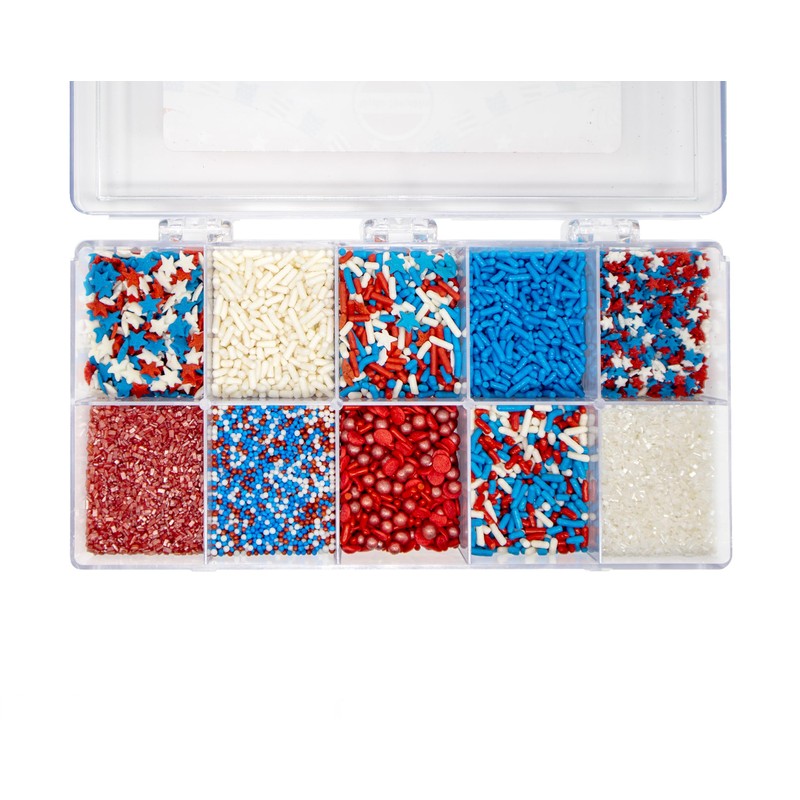 Mystic Sprinkles Fourth of July Sprinkles Mixes (United Stars Decorating