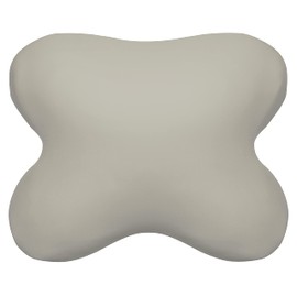 Edda Lux Cover suitable for Tempur All-Around sleeping pillow, 60/56 x 50/48 cm, shape-retaining jersey cushion cover for butterfly pillows, made of 100% cotton, in pebble