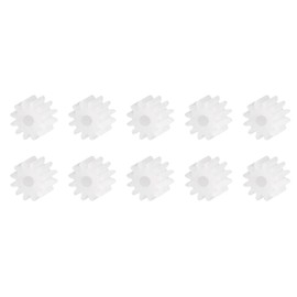 DMiotech 40pcs 12 Teeth Plastic Gear Model 122A Reducer Plastic Worm Gear for DIY Car Robot Model Making