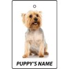 Personalisierter Silky Terrier Welpenname Auto Lufterfrischer