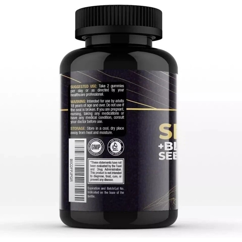 Sakoon nutrition Pure Shilajit Gummies with Black Seed Oil -