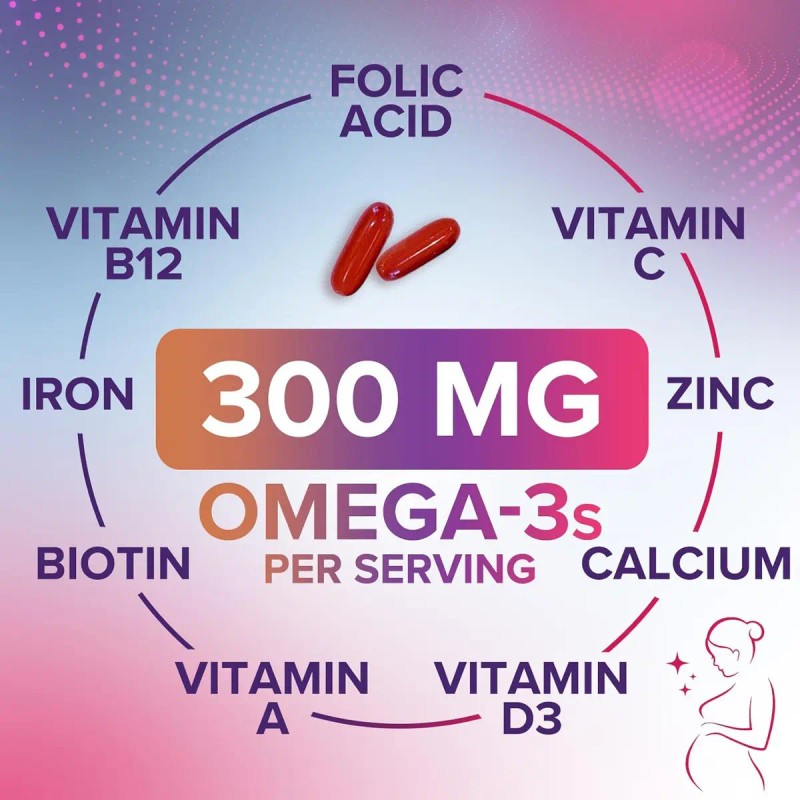 Multivitamínico Prenatal Nature's Nutrition Con Ácido Fólico