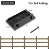 SANKINS 40pcs Deck Railing Bracket Connectors for 2x4 Deck Railing
