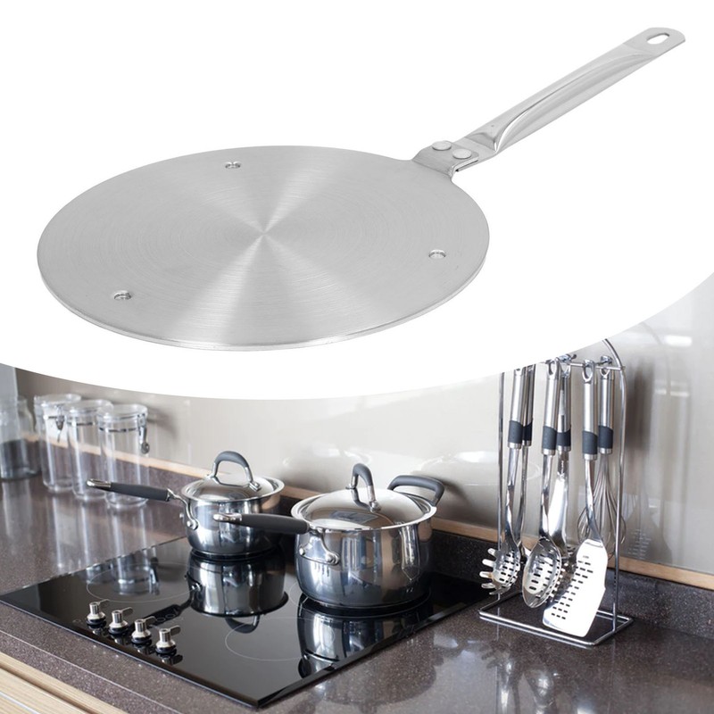 Heat Diffuser Induction Plate with Handle Kitchen Induction Cooker Adapter