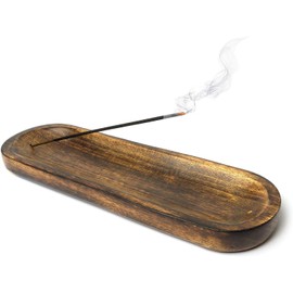 Incense Burner Holder - Woodburner - Ash Catcher Incense - Handmade Large Incense Holder for Aromatherapy