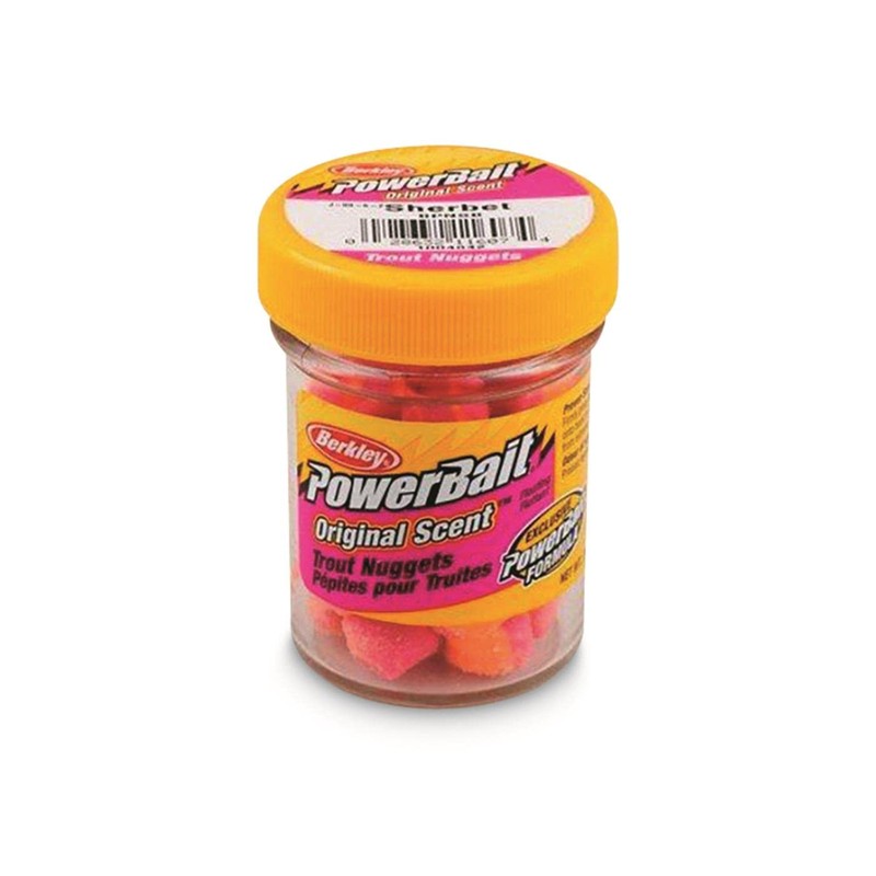 Berkley, PowerBait Power Nuggets Dough Bait, Fluorescent Orange, 1.1-Ounce