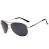 FREESE Polarized Sunglasses for Men, Teardrop Shaped, Classic Design, UV