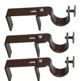 The NoNo Bracket Company NoNo Bracket - No Drill Curtain Rod Bracket Attachment over Blinds