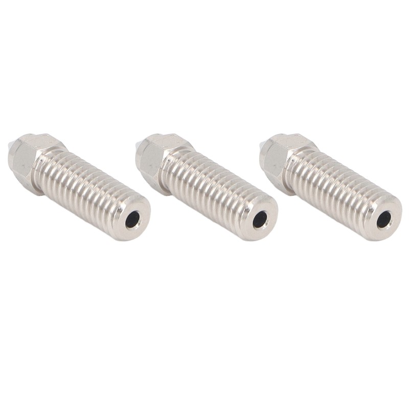 3 Pcs 0.4mm Nozzle M6 Thread High Thermal Conductivity Cr