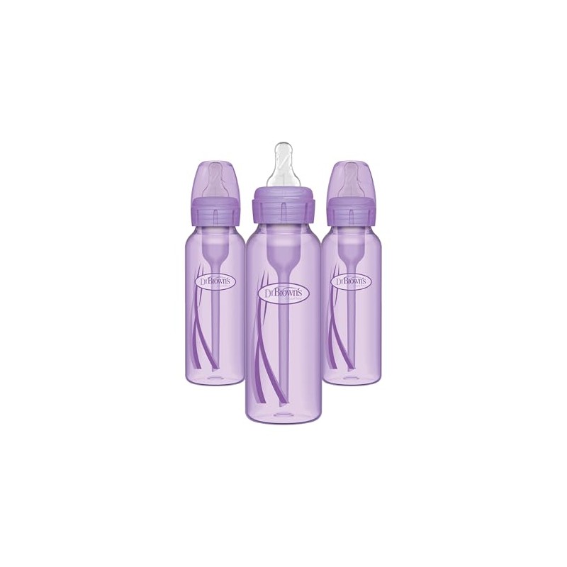 Dr. Brown's Options Baby Bottles, Purple, 8 Ounce