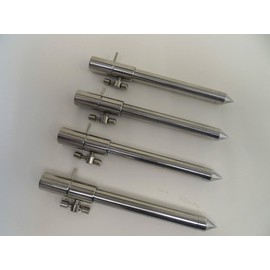 TMC 4 x Solid Stainless Steel Ext Bank Sticks 15-25 cm's. Cam lock style side screw