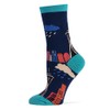 Womens Novelty Funny Crew Socks Seattle